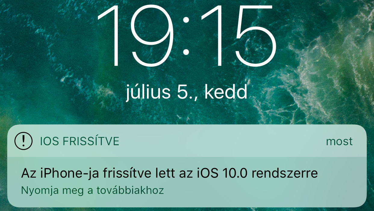 Megérkezett a második iOS 10 béta