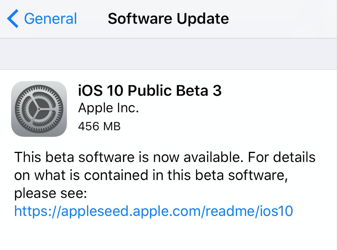 Megérkezett a harmadik publikus iOS 10 béta
