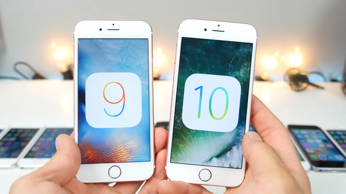 iOS 10 vs iOS 9 gyorsasági teszt [Videó]