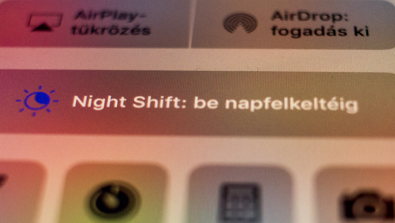 iOS tippek: Automatikus Night Shift