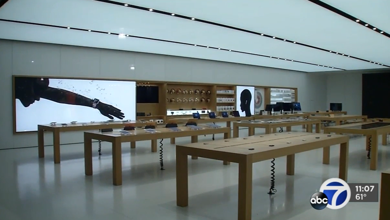 Kiraboltak egy Apple Store-t Kaliforniában
