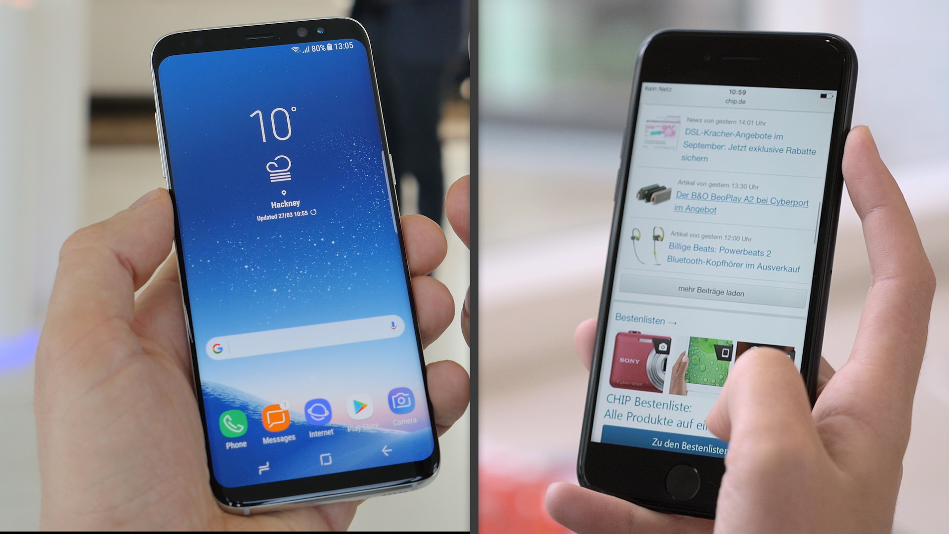 A Galaxy S8 jobb, mint az iPhone 7? 
