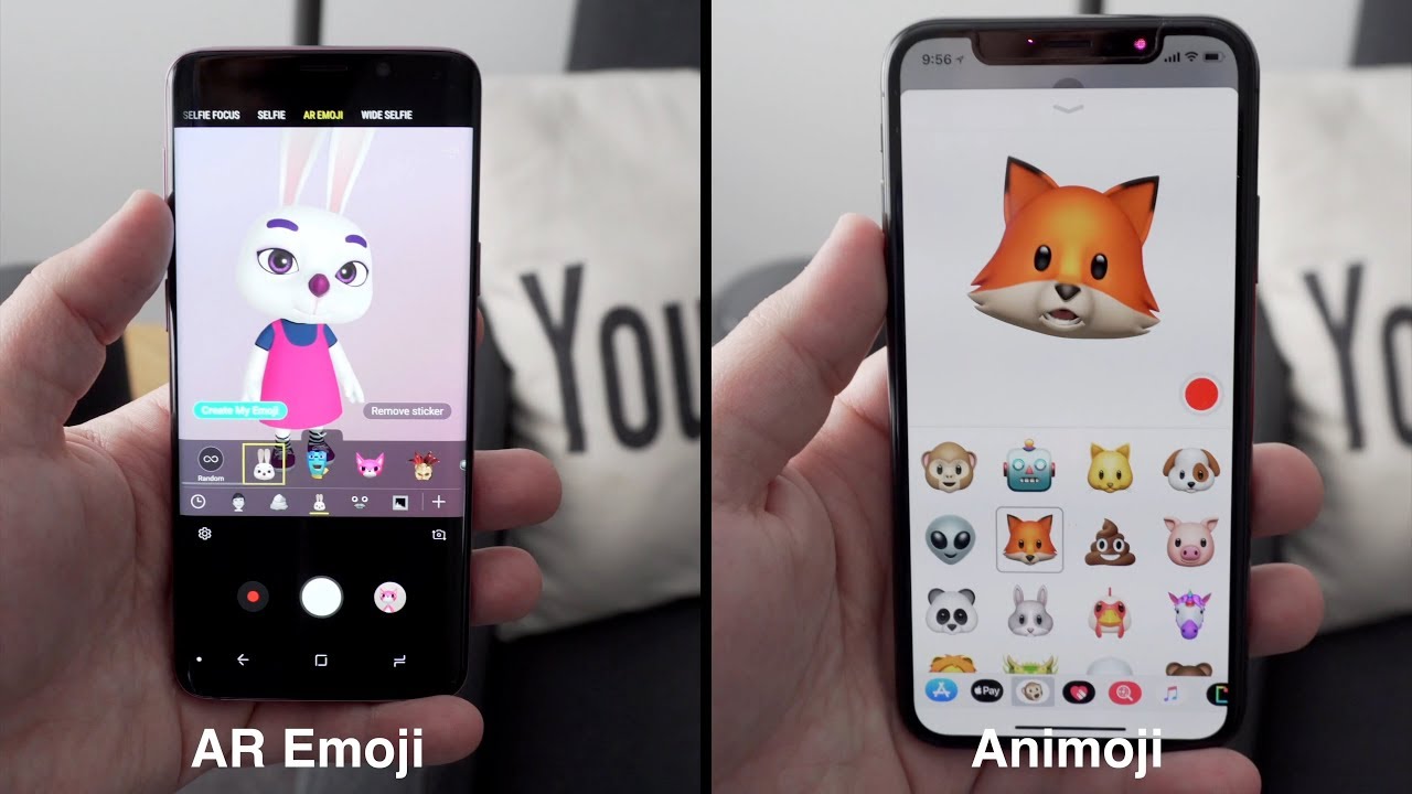 Samsung AR Emoji kontra Animoji