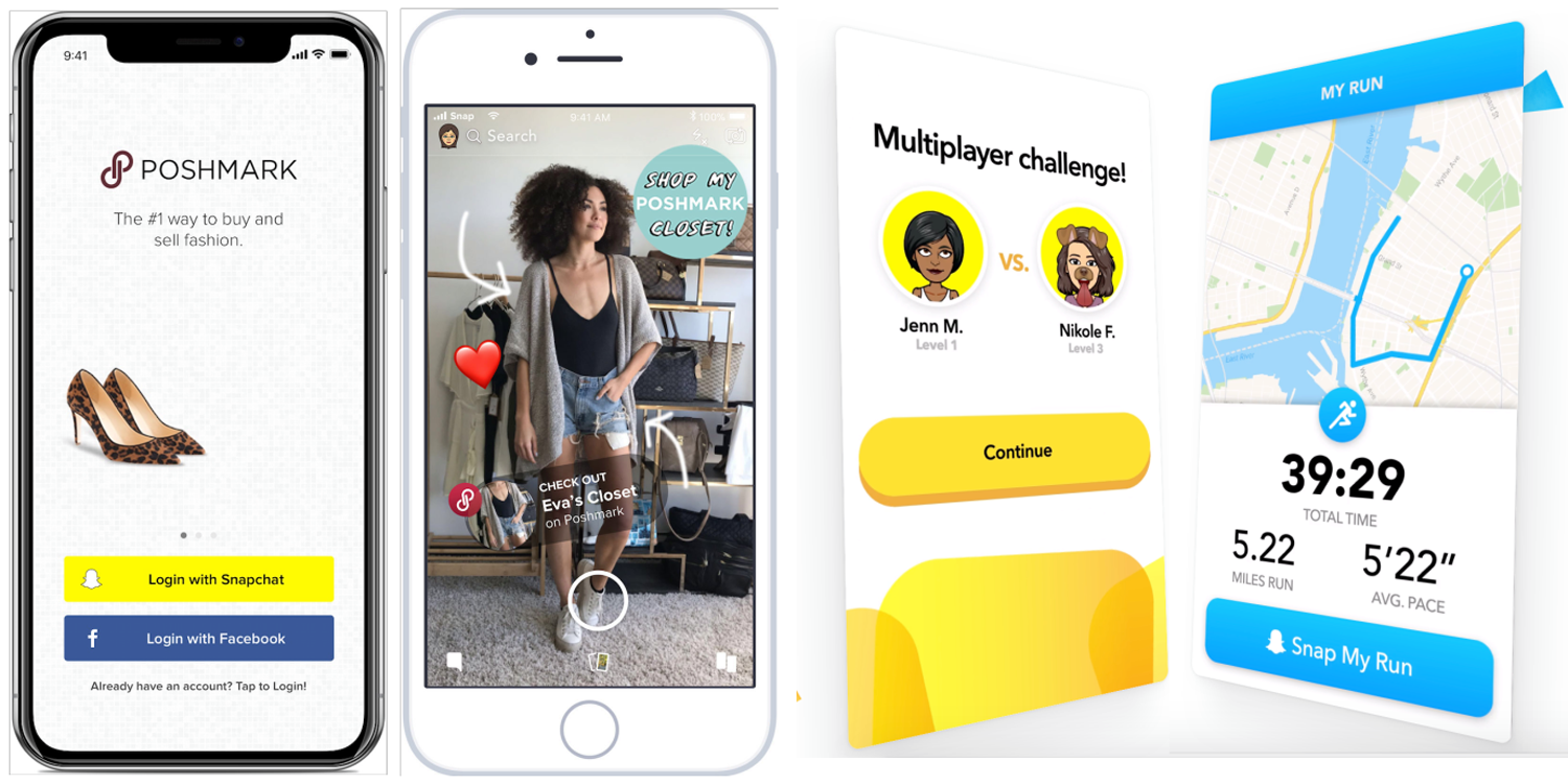 A Snapchat jóváhagyott négy új API-t és engedélyezte a Bitmoji avatar használatát más appoknak
