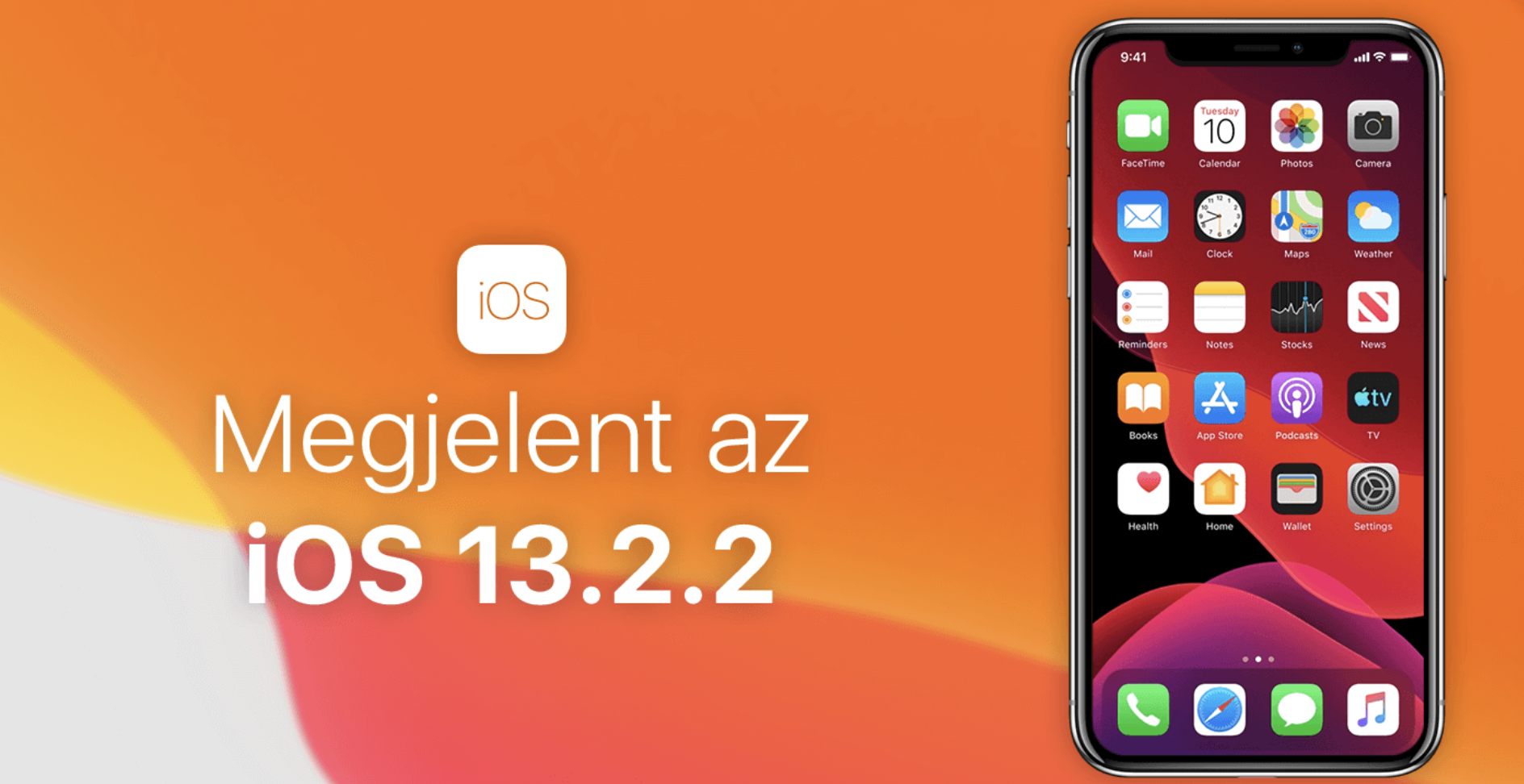 Megérkezett az iOS 13.2.2 - Az Apple végre javította a hálózati problémát