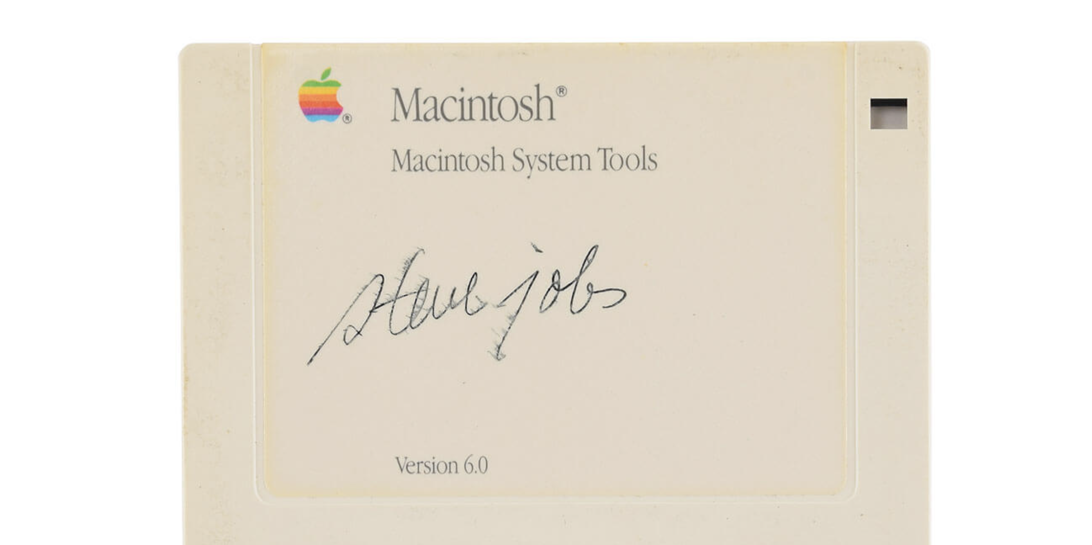 Steve Jobs által dedikált floppy talált gazdára a múlthónapban 