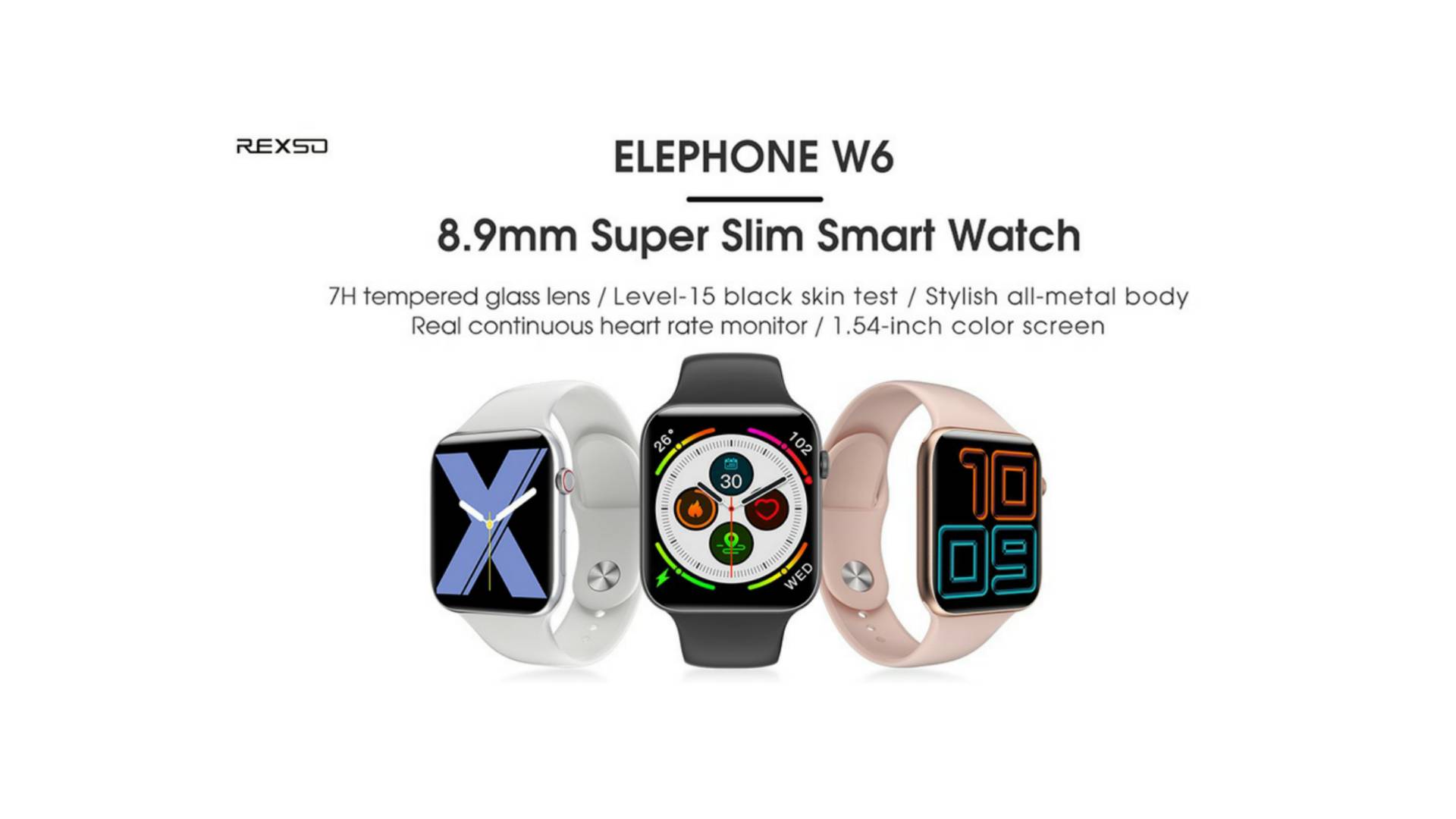 Itt az új Apple Watch, akarjuk mondani az Elephone W6 [videó]