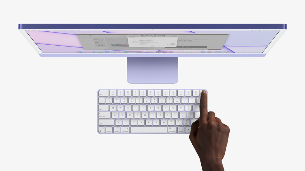 Színforgatag és Touch ID várja a friss iMac-tulajokat a billentyűzeten 