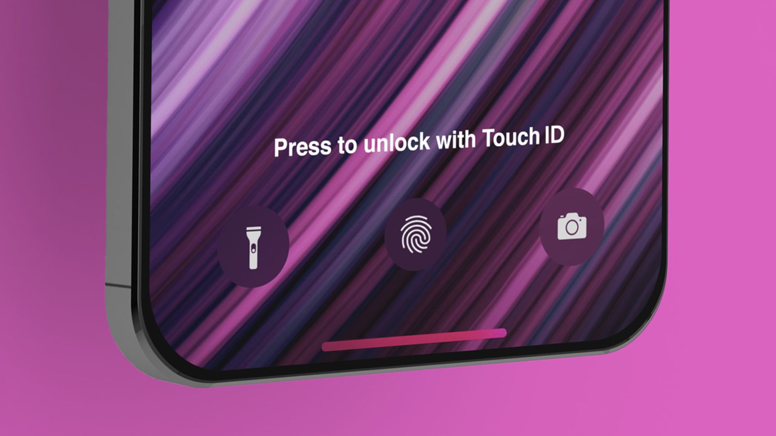 Az Apple kijelző alatti Touch ID-n dolgozik