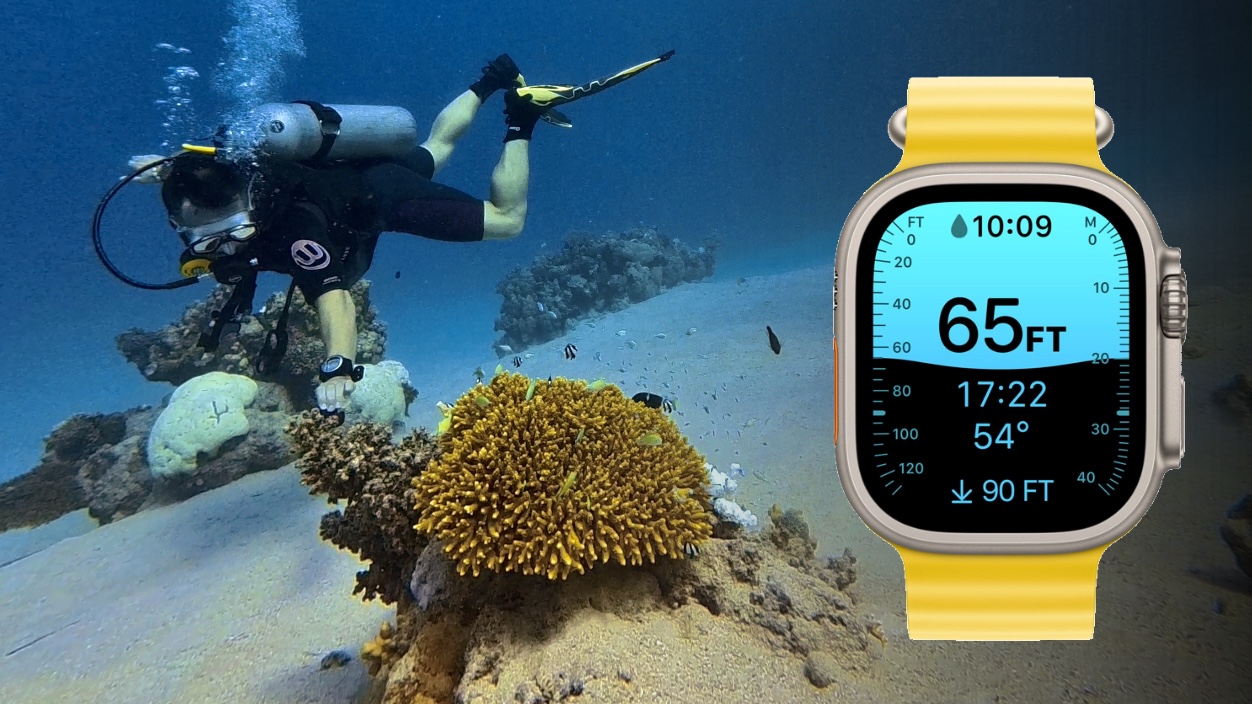 Apple Watch Ultra 2 – búvár teszt, 40 méter mélyen