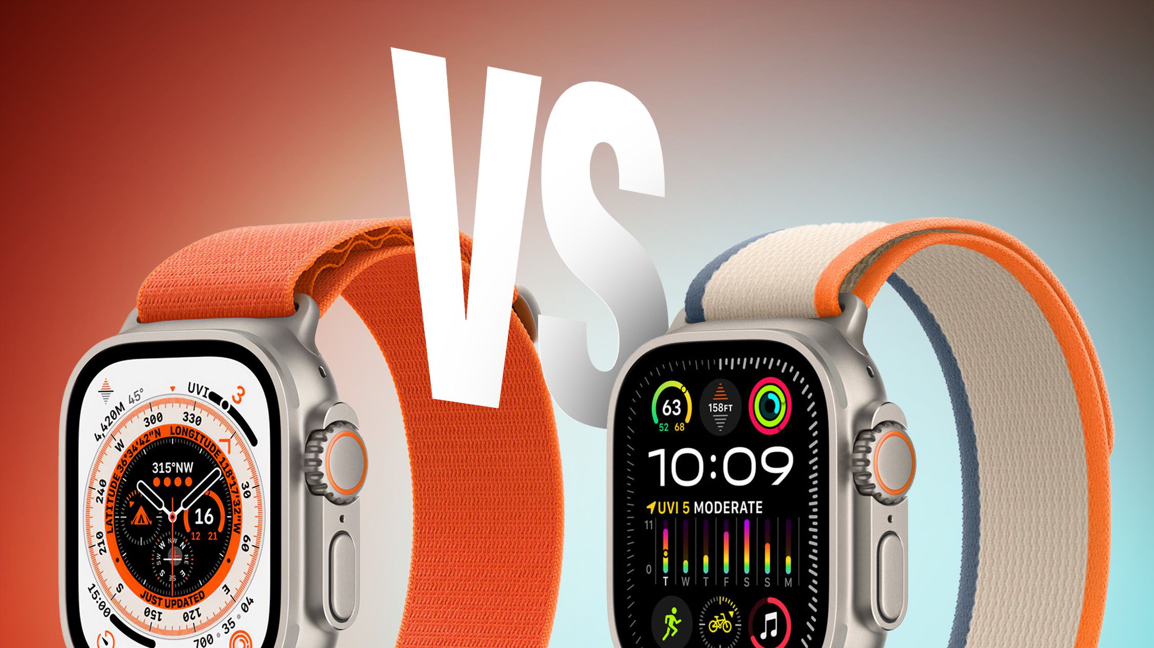 Apple Watch Ultra VS Apple Watch Ultra 2 