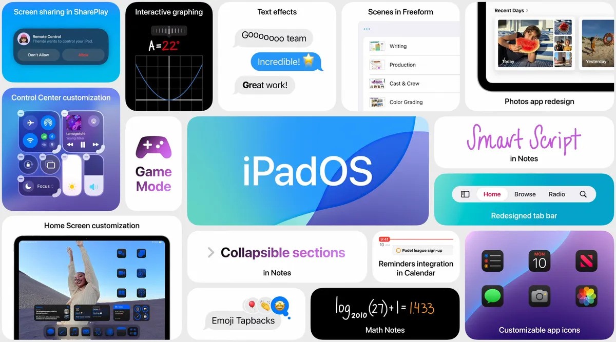 WWDC 2024 – Bemutatták az iPadOS 18-at