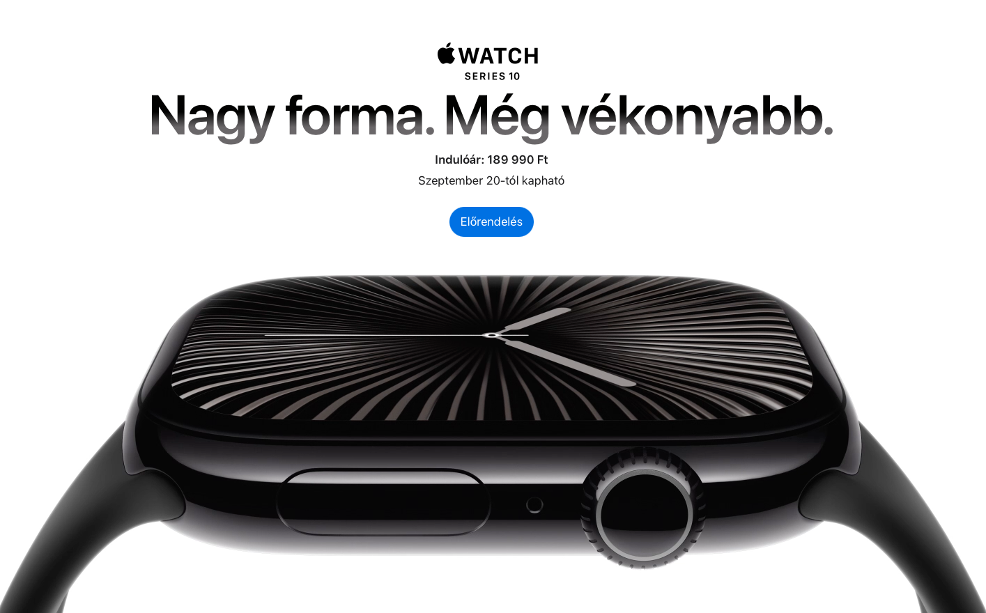 Hivatalos Apple Watch 10 magyar árak