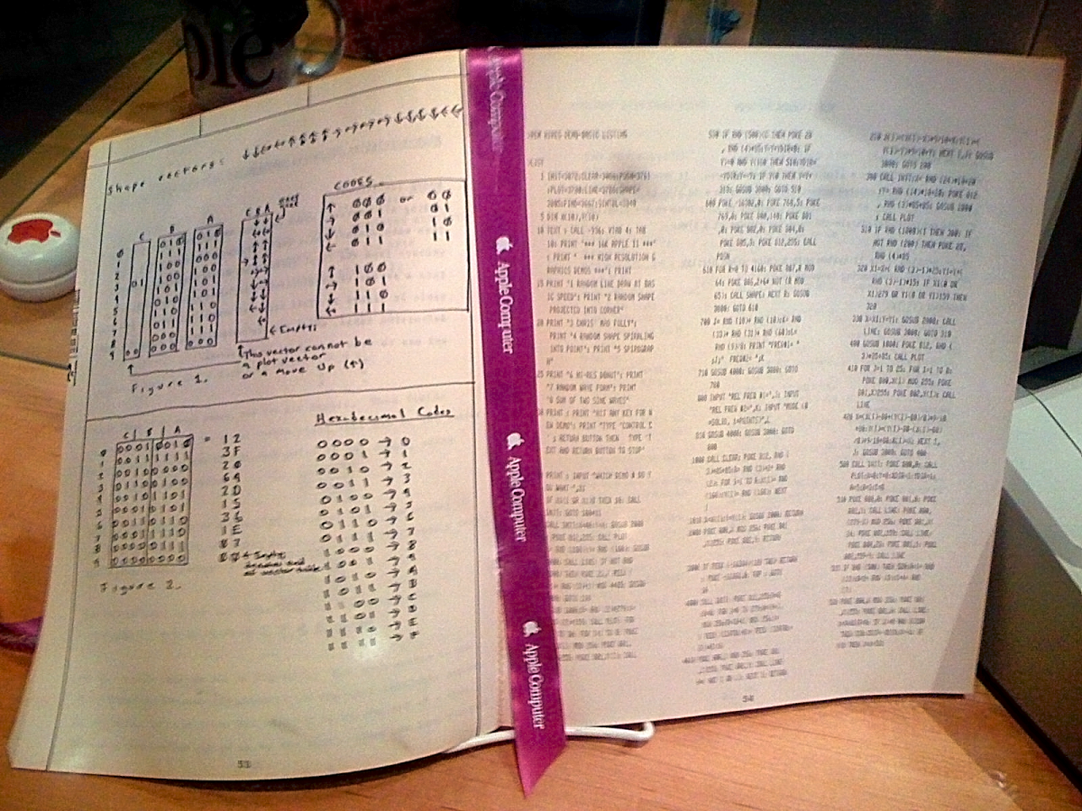 Wozniak kézzel készítette az Apple I leírásait.