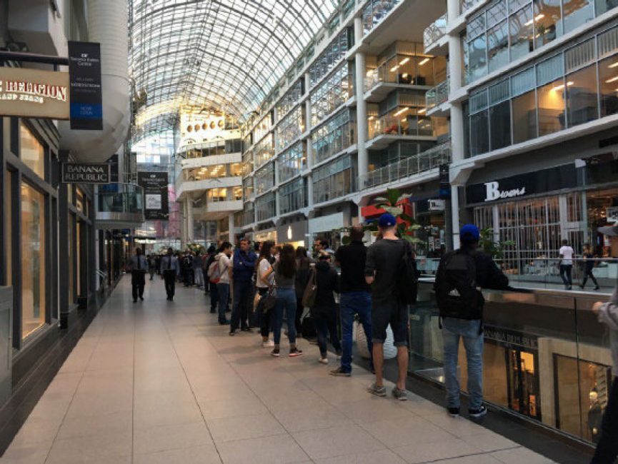 Toronto Eaton Center 8:00am