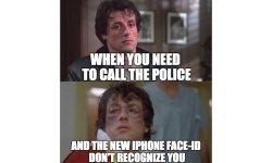 Amikor hívni akarod a rendőrséget, de a FaceID nem ismer meg téged 