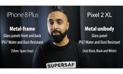 Az anyag használat mind a két készüléknél a prémium kategóriára jellemző