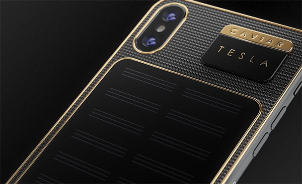 Tesla caviar iPhone X