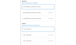 Memória és tárhely